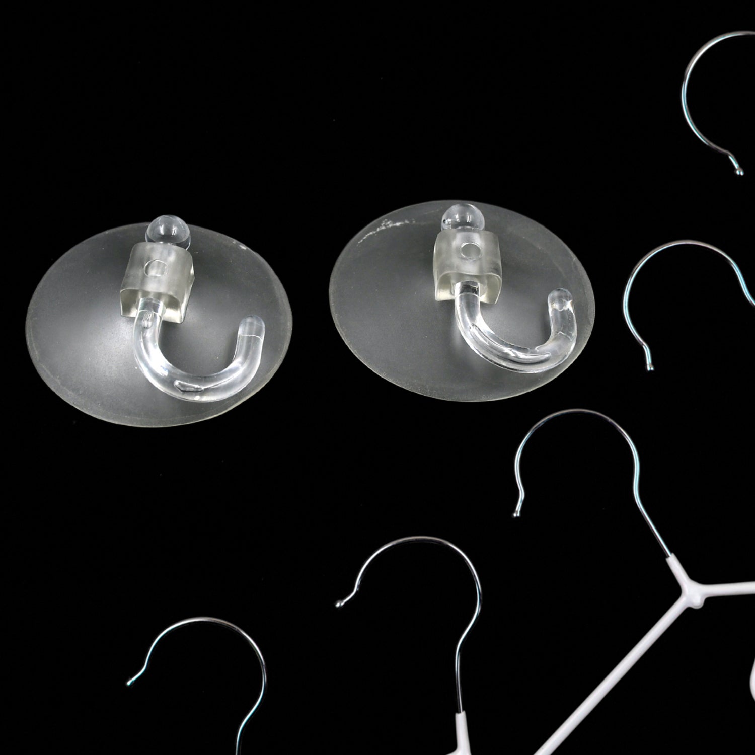 17571 Transparent Rubber Vacuum Sucker Hooks Hanger Strong Suction Cup Bathroom Kitchen Window Wall Accessories (2 Pcs Set) 17571 Transparent Rubber Vacuum Sucker Hooks Hanger Strong Suction Cup Bathroom Kitchen Window Wall Accessories (2 Pcs Set)